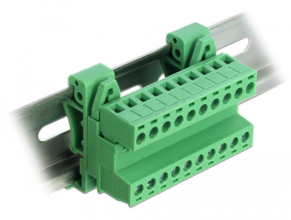 DeLOCK 66082 termisk blok 10-pin Grøn