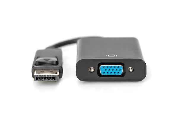 Digitus AK-340410-001-S videokabel adapter 0,15 m DisplayPort VGA (D-Sub) Sort