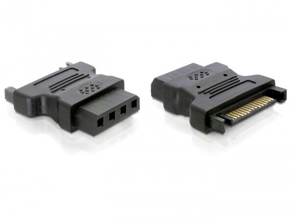 DeLOCK Adapter Power - IDE drive > 4 Pin SATA 15 p IDE 4p Sort