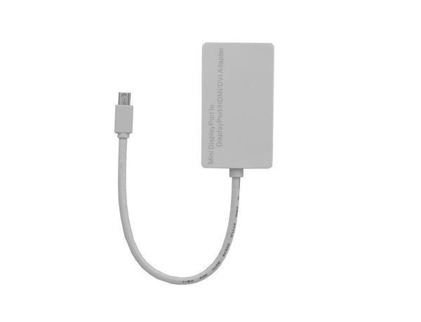 Prokord MDPDHD-20CM videokabel adapter 0,2 m Mini DisplayPort DisplayPort + DVI-D + HDMI Hvid