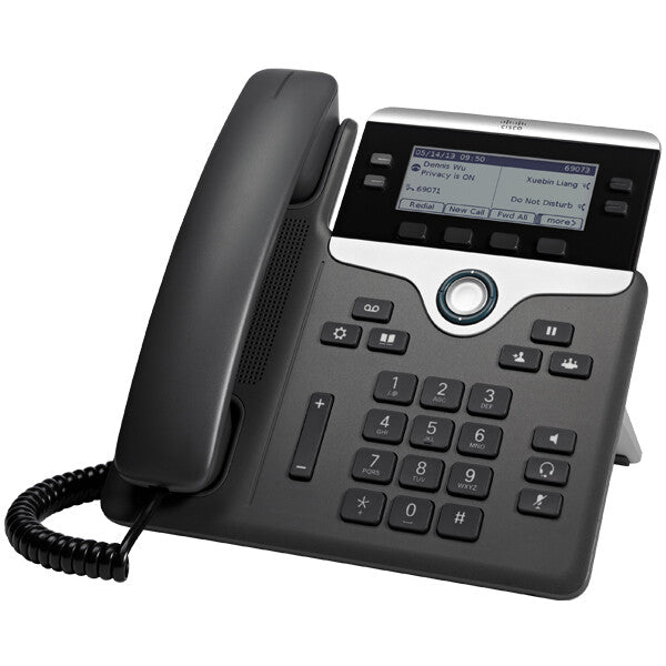 Cisco 7841 IP-telefon Sort, Sølv 4 Linier LCD