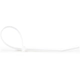 StarTech.com CBMZT8N kabelsamler Udløselig kabelbinder Nylon, Plast Hvid 100 stk