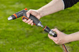 Gardena 18306-20 spulepistol/-dyse Dysesæt Sort, Grå, Orange, Sølv