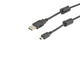 Prokord USB-0039 USB-kabel USB 2.0 2 m USB A Mini-USB B Sort