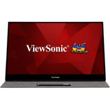 Viewsonic TD1655 computerskærm 39,6 cm (15.6") 1920 x 1080 pixel Fuld HD LED Berøringsskærm Multibruger Sort, Sølv