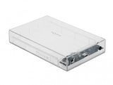 DeLOCK 42623 drevkabinet HDD/SSD kabinet Transparent 2.5/3.5"