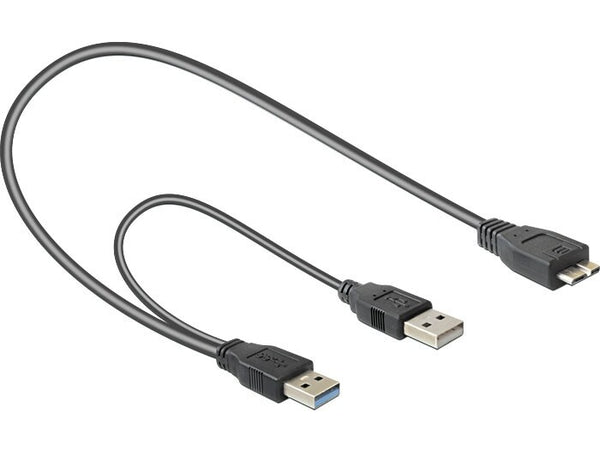 DeLOCK 82909 USB-kabel USB 3.2 Gen 1 (3.1 Gen 1) 0,2 m USB A Micro-USB B 5 Gbit/sek. Grå