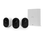 Arlo Ultra 2 udendørs sikkerhedskamera, 3 Kamera Sæt hvid