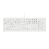 Contour Design Active Key AK-C8100F-UVS-W/GE tastatur Medicinsk USB QWERTZ Tysk Hvid