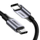 Ugreen 70427 USB-kabel USB 2.0 1 m USB C 0,48 Gbit/sek. 100 W Sort, Sølv