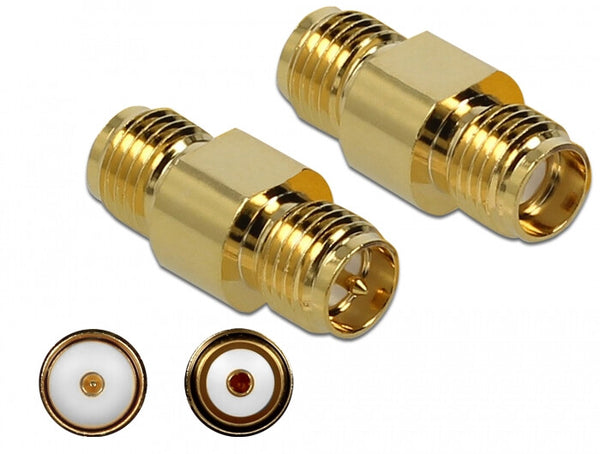 DeLOCK 89975 kabelsamler SMA, RP-SMA Guld