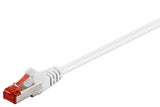 Goobay 95481 netværkskabel Hvid 1 m Cat6 S/FTP (S-STP)