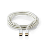 Nedis CCTB60800AL10 USB-kabel USB 2.0 1 m USB C 0,48 Gbit/sek. Sølv