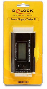DeLOCK 18159 batteritester Sort/hvid