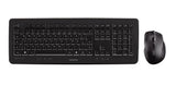CHERRY DW 5100 tastatur Mus inkluderet Universel RF trådløst AZERTY Belgisk Sort