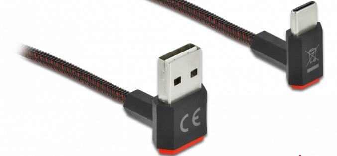 DeLOCK 85276 USB-kabel USB 2.0 1 m USB A USB C Sort