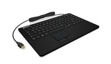 KeySonic KSK-5230 IN (US) tastatur Kontor USB QWERTY US engelsk Sort