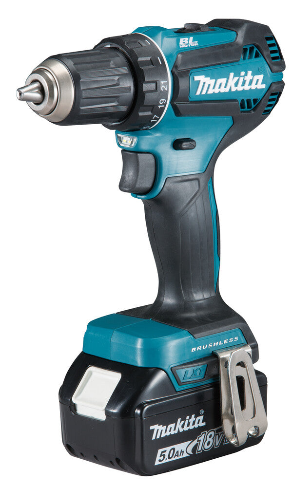 Makita DDF485RTJ bor 1900 rpm Nøglefri 1,7 kg