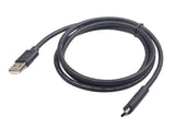 Cablexpert CC-USB2-AMCM-1M USB-kabel USB 2.0 USB A USB C 0,48 Gbit/sek. Sort