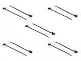 DeLOCK 18893 kabelsamler Udløselig kabelbinder Nylon Sort 10 stk
