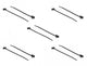 DeLOCK 18895 kabelsamler Udløselig kabelbinder Nylon Sort 10 stk