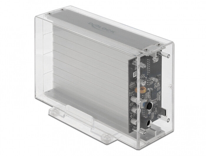 DeLOCK 42624 drevkabinet HDD/SSD kabinet Transparent 2.5/3.5"