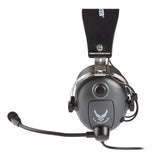 Thrustmaster T.Flight U.S. Air Force Hovedtelefoner Ledningsført Headset Luftfart/flyveledelse Sort, Grå