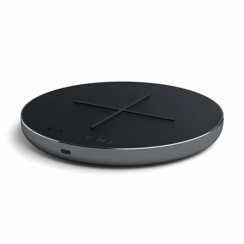 Satechi ST-IWCBM oplader til mobil enhed Smartphone Sort, Grå USB Trådløs opladning Hurtig opladning Indendørs