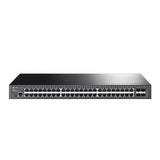 TP-Link JetStream TL-SG3452X netværksswitch Administreret L2+ Gigabit Ethernet (10/100/1000) 1U Sort