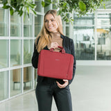 DICOTA Eco Slim Case BASE 35,8 cm (14.1") Mappe Rød