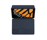 Logitech 920-010361 tastatur til mobil enhed QWERTZ Tysk Smart Connector Blå