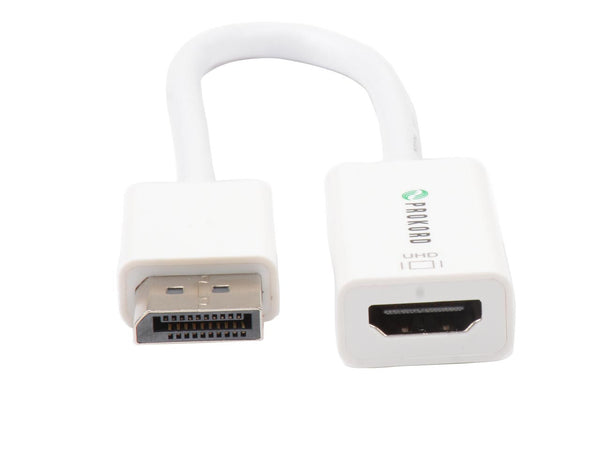 Prokord DP12-UH01 videokabel adapter 0,15 m DisplayPort HDMI Hvid