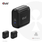 CLUB3D CAC-1905EU oplader til mobil enhed Universel Sort Vekselstrøm Hurtig opladning Indendørs