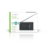 Nedis RDFM1200BK radio Bærbar Analog Sort