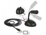 DeLOCK 65872 mikrofon Sort Mobiltelefon/smartphone-mikrofon