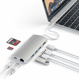Satechi ST-TCMA2S dockingstation USB 3.2 Gen 1 (3.1 Gen 1) Type-C Sølv