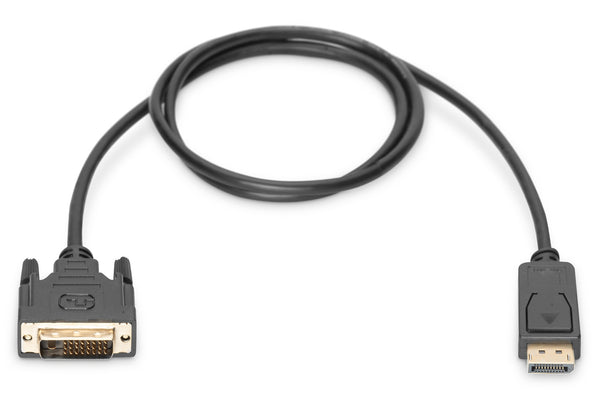 Digitus AK-340301-030-S videokabel adapter 3 m DisplayPort DVI-D Sort