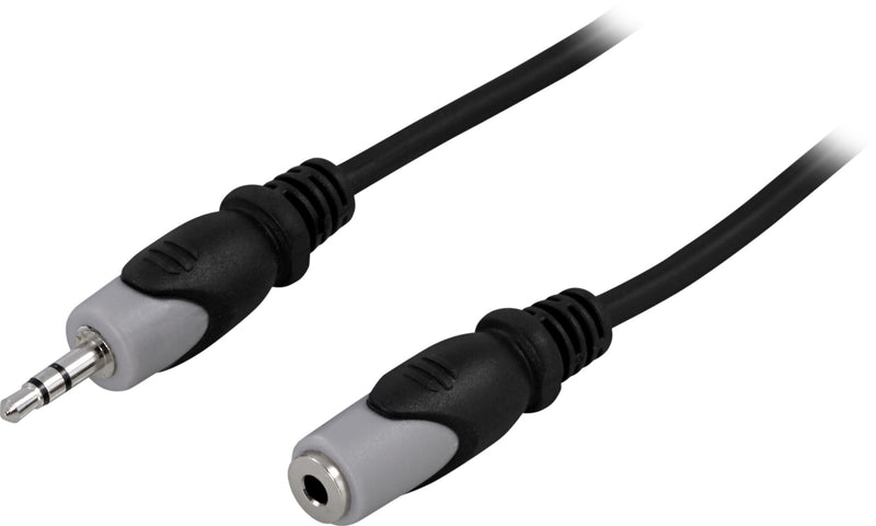 Deltaco Audio cable 3.5mm ma - fe, 3m
