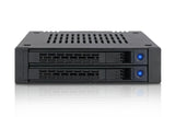 Icy Dock MB742SP-B drive bay panel Sort