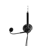 MediaRange MROS304 hovedtelefoner/headset Ledningsført Kontor/Callcenter Sort, Sølv
