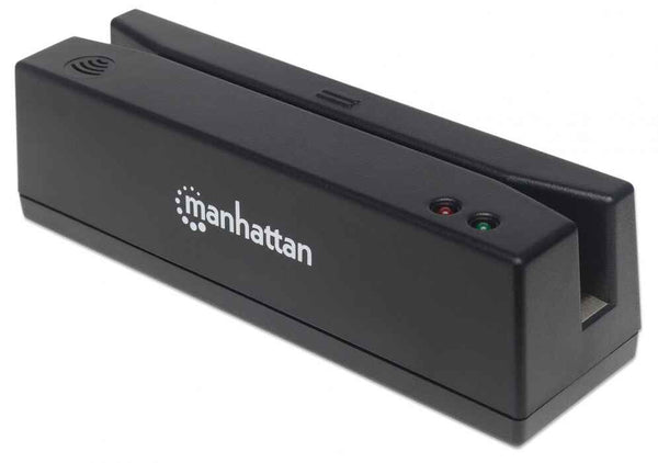 Manhattan 460255 magnetisk kortlæser USB Sort