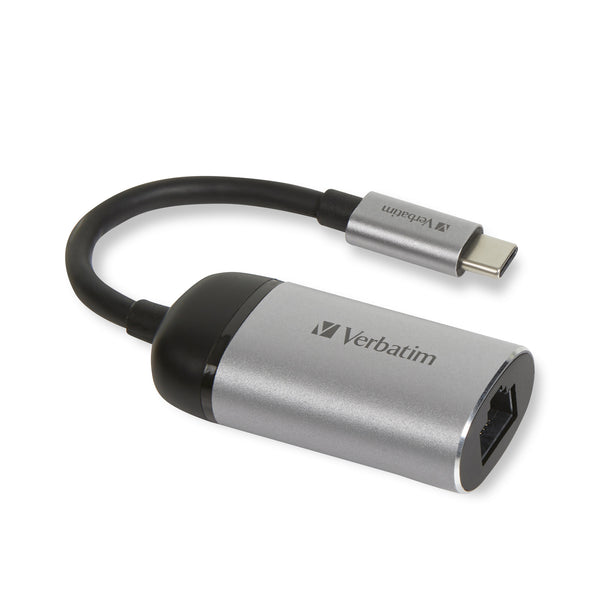 Verbatim 49146 dockingstation USB 3.2 Gen 1 (3.1 Gen 1) Type-C Sort, Sølv