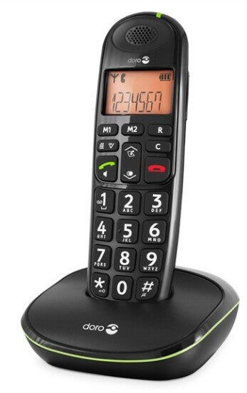 Doro PhoneEasy 100w DECT telefon Sort