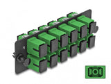 DeLOCK 66926 fiber adapter SC/SC 1 stk Sort, Grøn