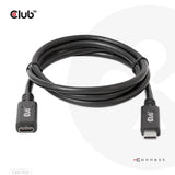 CLUB3D CAC-1531 USB-kabel 1 m USB C 2 x USB C 5 Gbit/sek. 60 W Sort