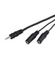 Goobay AVK 317-020 0.2m lydkabel 0,2 m 3.5mm 2 x 3.5mm Sort