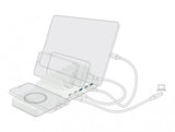 DeLOCK 41451 oplader til mobil enhed Universel Hvid USB Trådløs opladning Indendørs