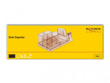 DeLOCK 18341 brevbakke og papirordner til skrivebord Plast Brun, Transparent