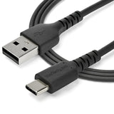 StarTech.com RUSB2AC1MB USB-kabel USB 2.0 1 m USB A USB C 0,48 Gbit/sek. 60 W Sort
