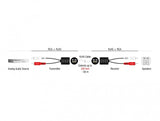 DeLOCK 87857 lydkabel 2 x RCA RJ-45 Sort, Rød, Hvid